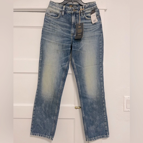 NWT Women’s Size 26 X 27 Lee Vintage Modern High Rise Straight Leg Ankle Jeans - Picture 5 of 14